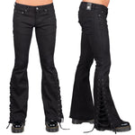 Wornstar Clothing Mens Jeans. Cutlass Blackout Denim Stage Pants - Black