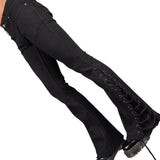 Wornstar Clothing Mens Jeans. Cutlass Blackout Denim Stage Pants - Black