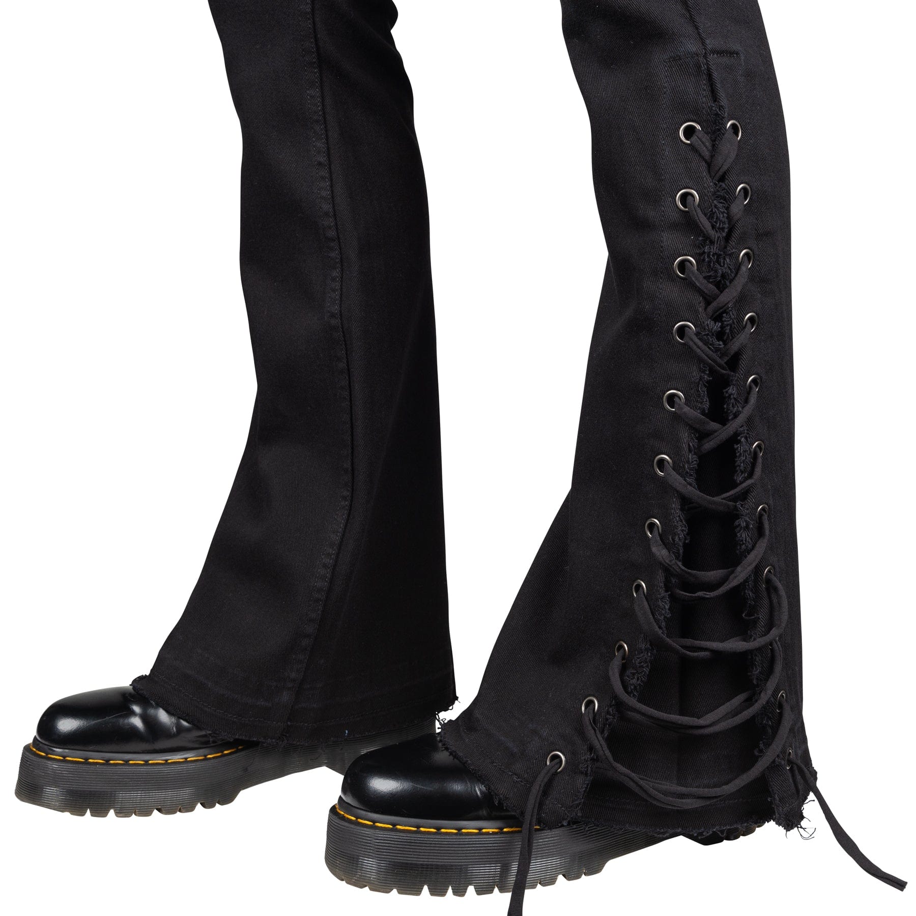 Wornstar Clothing Mens Jeans. Cutlass Blackout Denim Stage Pants - Black