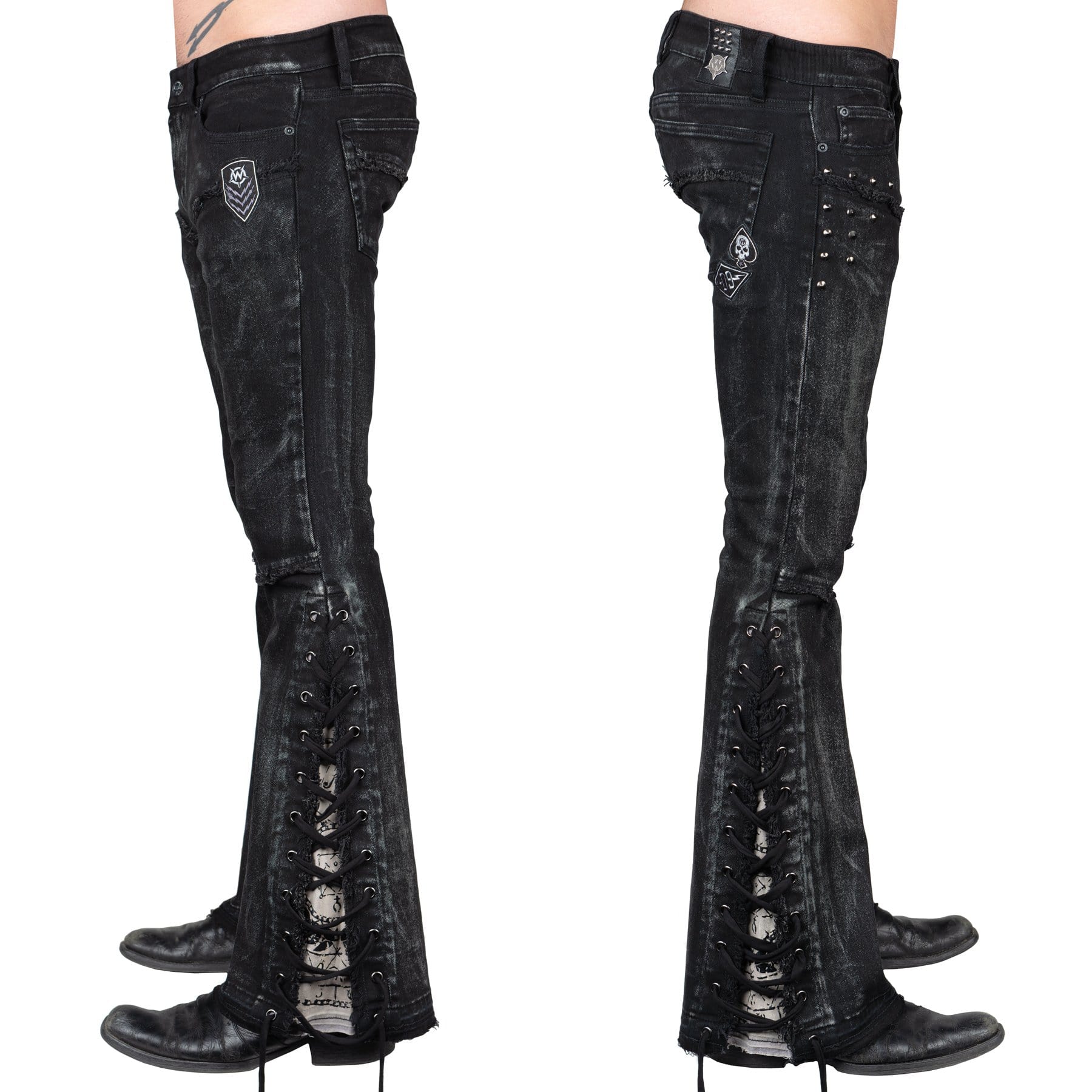 Wornstar Clothing Mens Jeans. Cutlass Denim Stage Pants - Black