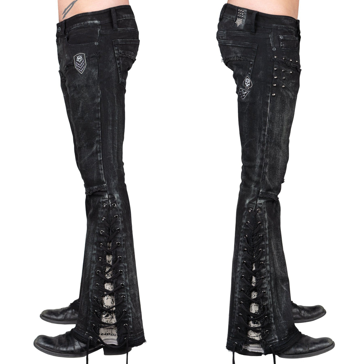 Wornstar Clothing Mens Jeans. Cutlass Denim Stage Pants - Black