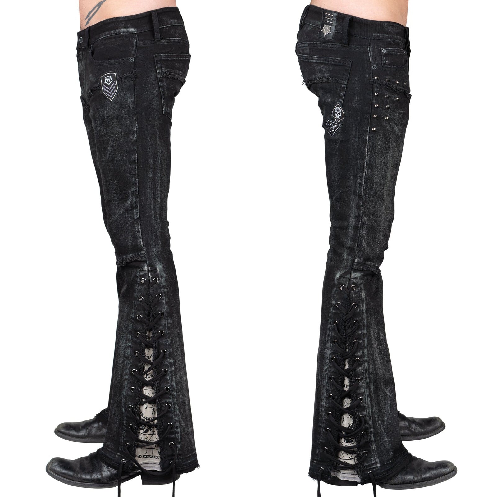 Wornstar Clothing Mens Jeans. Cutlass Denim Stage Pants - Black