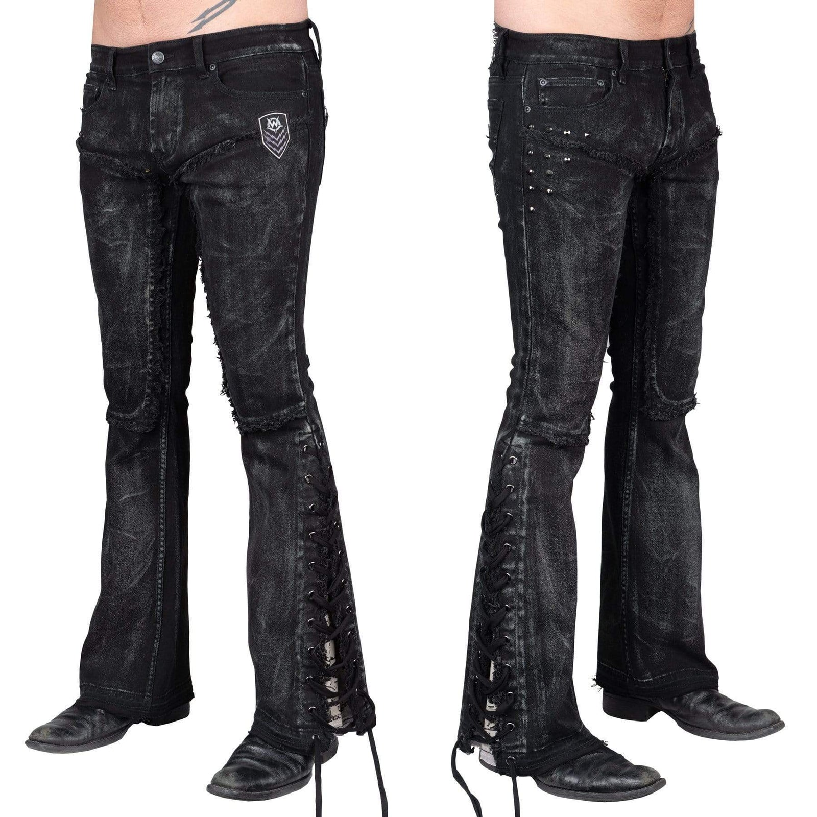 Wornstar Clothing Mens Jeans. Cutlass Denim Stage Pants - Black