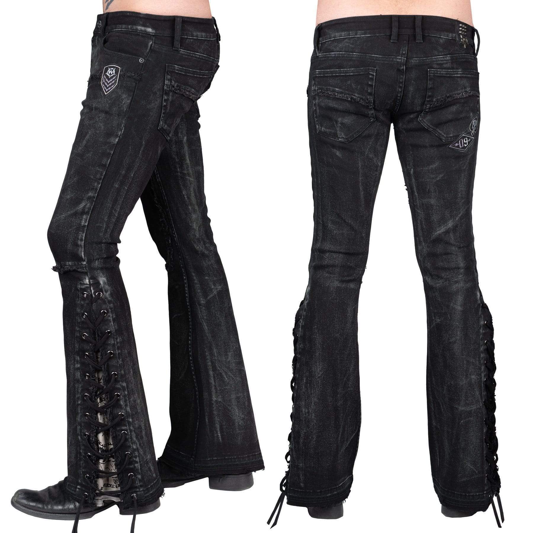 Wornstar Clothing Mens Jeans. Cutlass Denim Stage Pants - Black