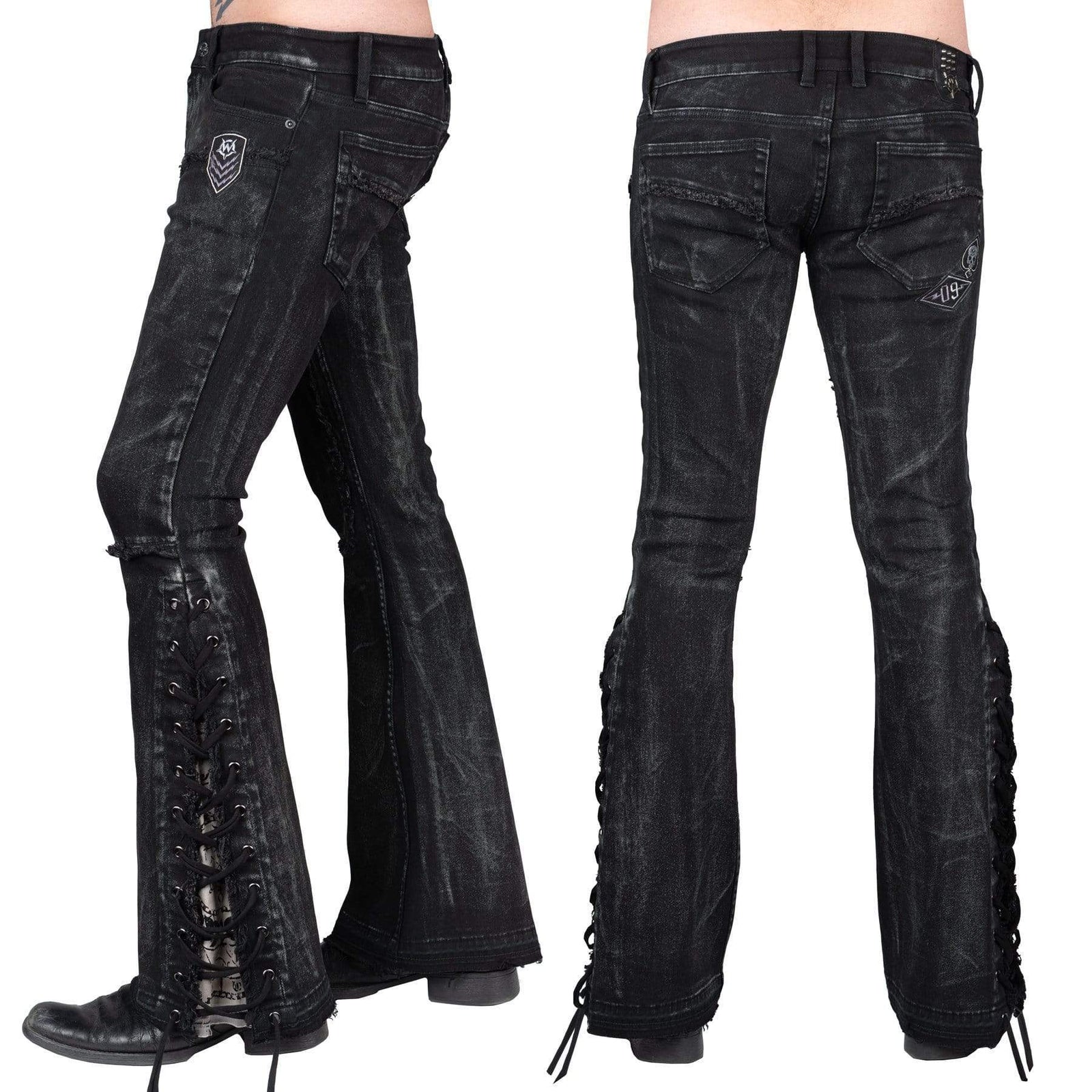Wornstar Clothing Mens Jeans. Cutlass Denim Stage Pants - Black