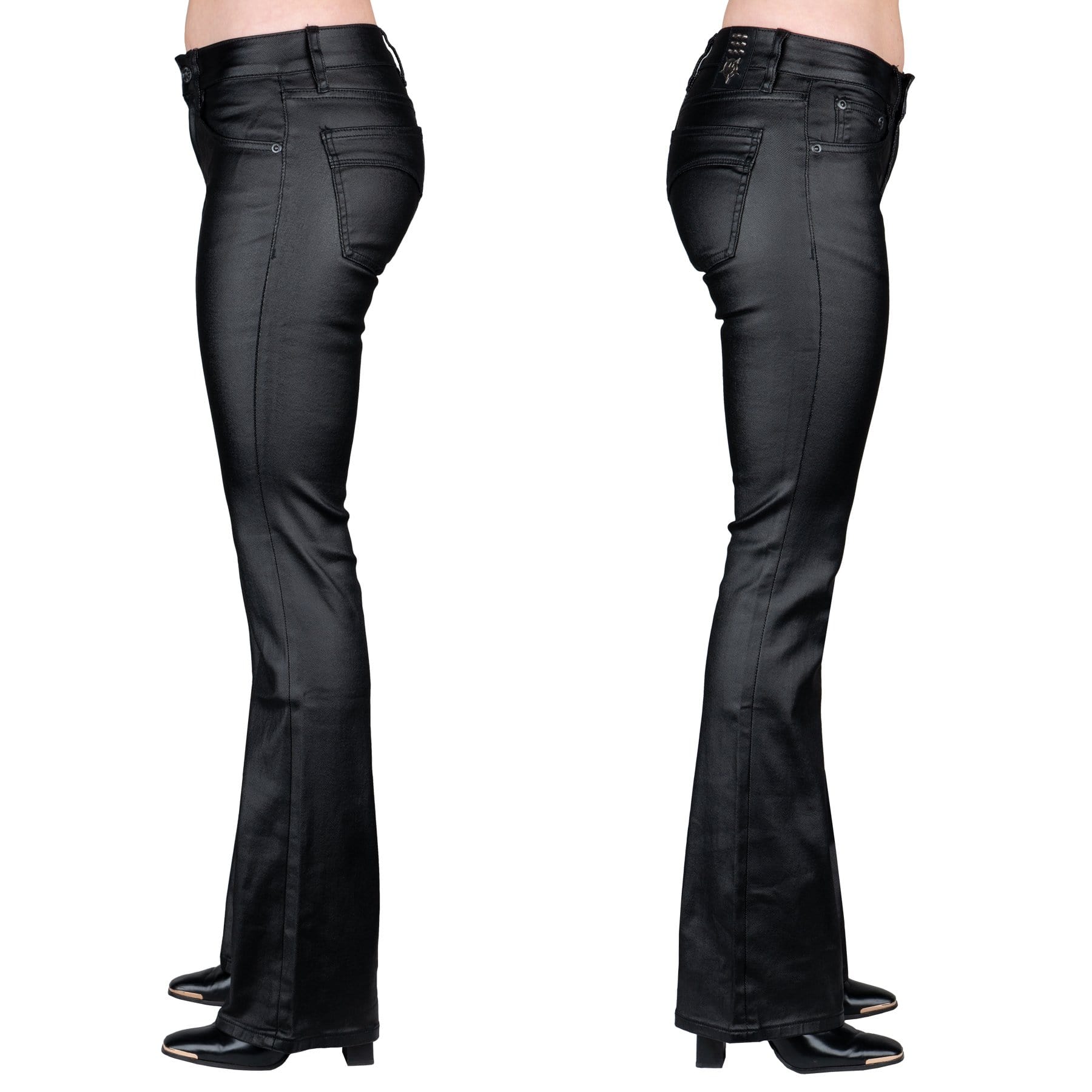 Wornstar Clothing Unisex Pants Hellraiser Waxed Denim Jeans - Black