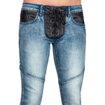 Wornstar Clothing Mens Jeans. Troubadour Denim Jeans - Classic Blue