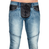 Wornstar Clothing Mens Jeans. Troubadour Denim Jeans - Classic Blue