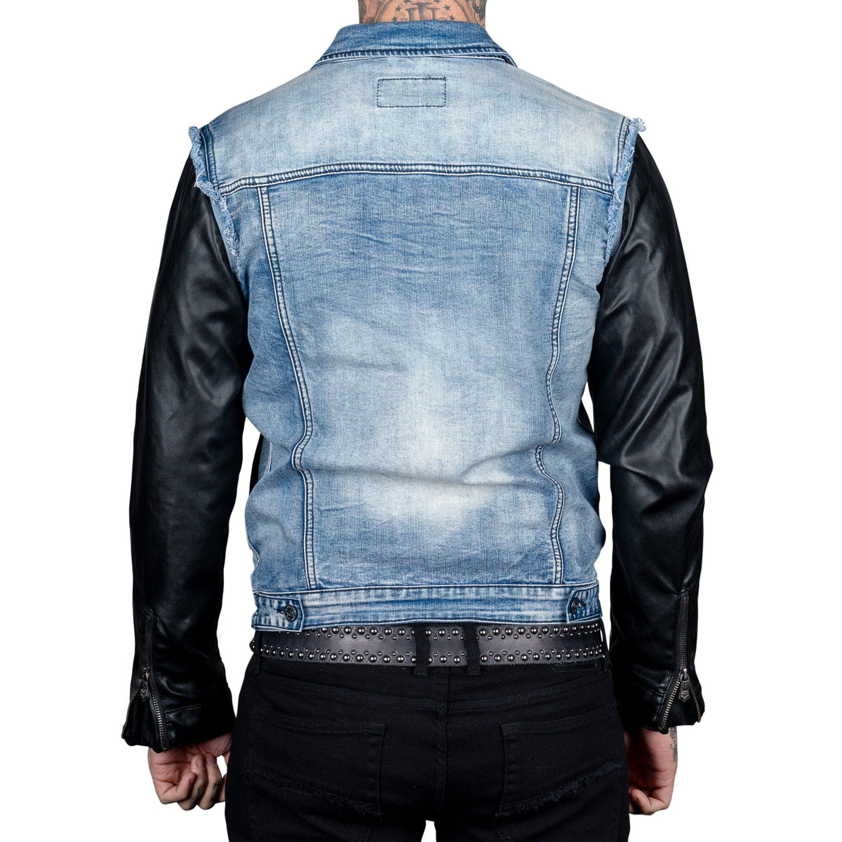 Wornstar Clothing Mens Jacket. Whiplash Denim Jacket