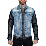 Wornstar Clothing Mens Jacket. Whiplash Denim Jacket