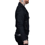 Wornstar Clothing Mens Jacket. Wild Child Denim Jacket