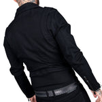 Wornstar Clothing Mens Jacket. Wild Child Denim Jacket