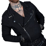 Wornstar Clothing Mens Jacket. Wild Child Denim Jacket