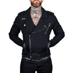 Wornstar Clothing Mens Jacket. Wild Child Denim Jacket