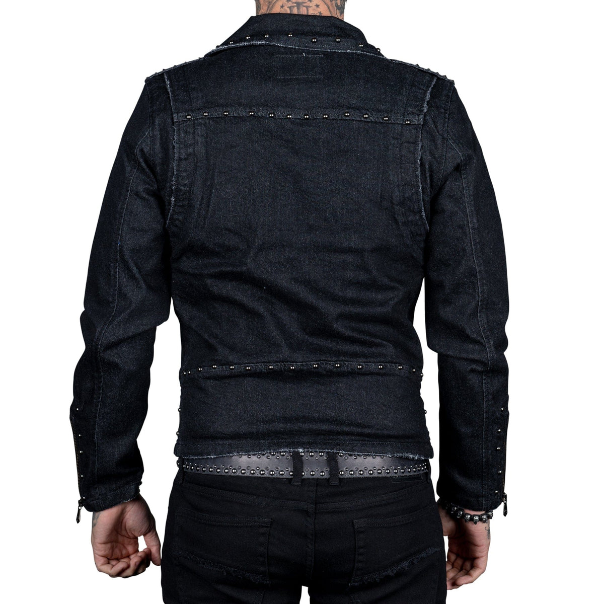 Wornstar Clothing Mens Jacket. Wrathchild Denim Jacket