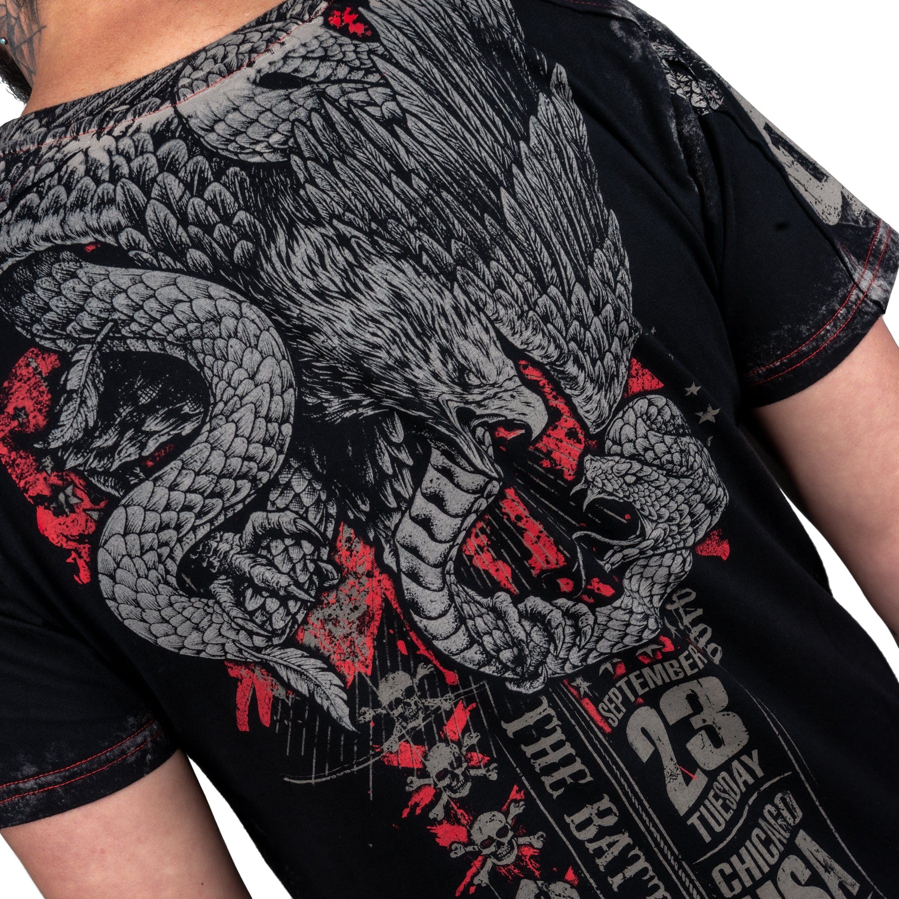 Wornstar Clothing Mens T-Shirt Battle Royale Mens Tee