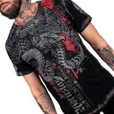 Wornstar Clothing Mens T-Shirt Battle Royale Mens Tee