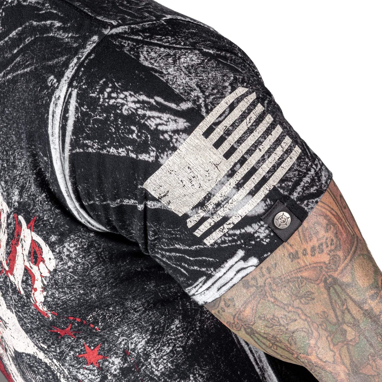 Wornstar Clothing Mens Skull T-Shirt Death Mechanic Mens Tee - Black