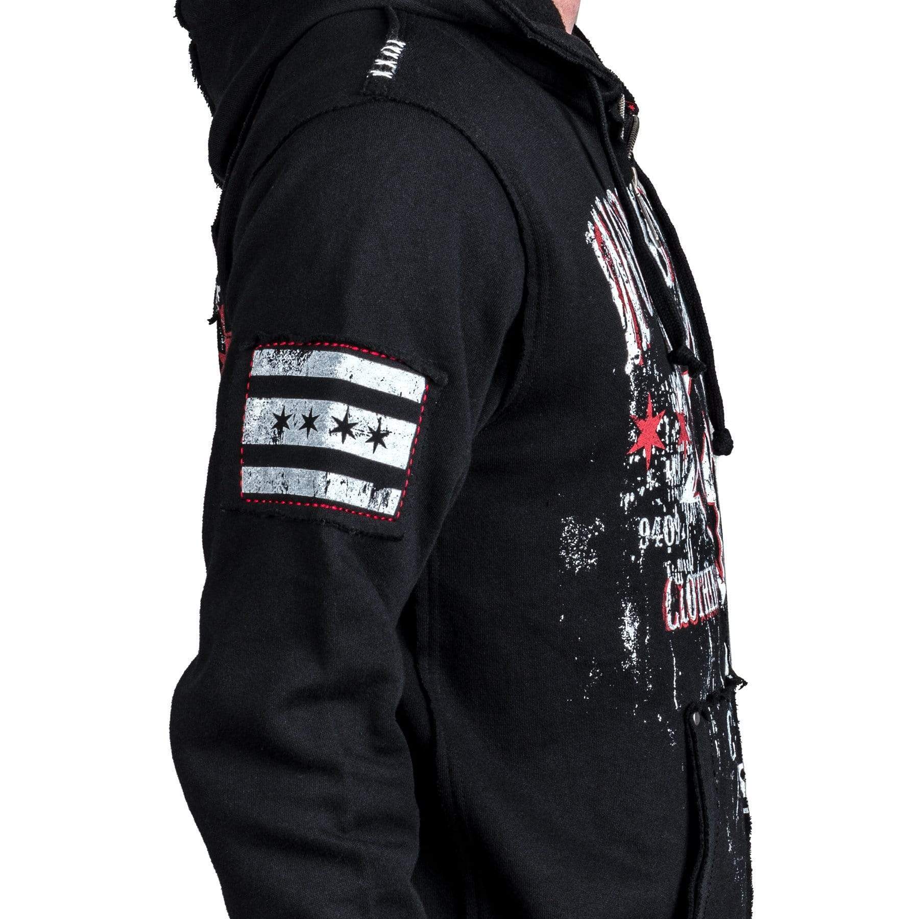 Artist Asylum Collection Hoodie Death Mechanic Zip Hoodie