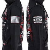 Artist Asylum Collection Hoodie Death Mechanic Zip Hoodie