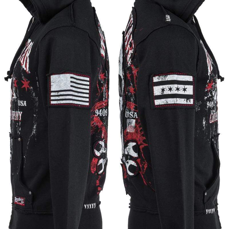 Artist Asylum Collection Hoodie Death Mechanic Zip Hoodie