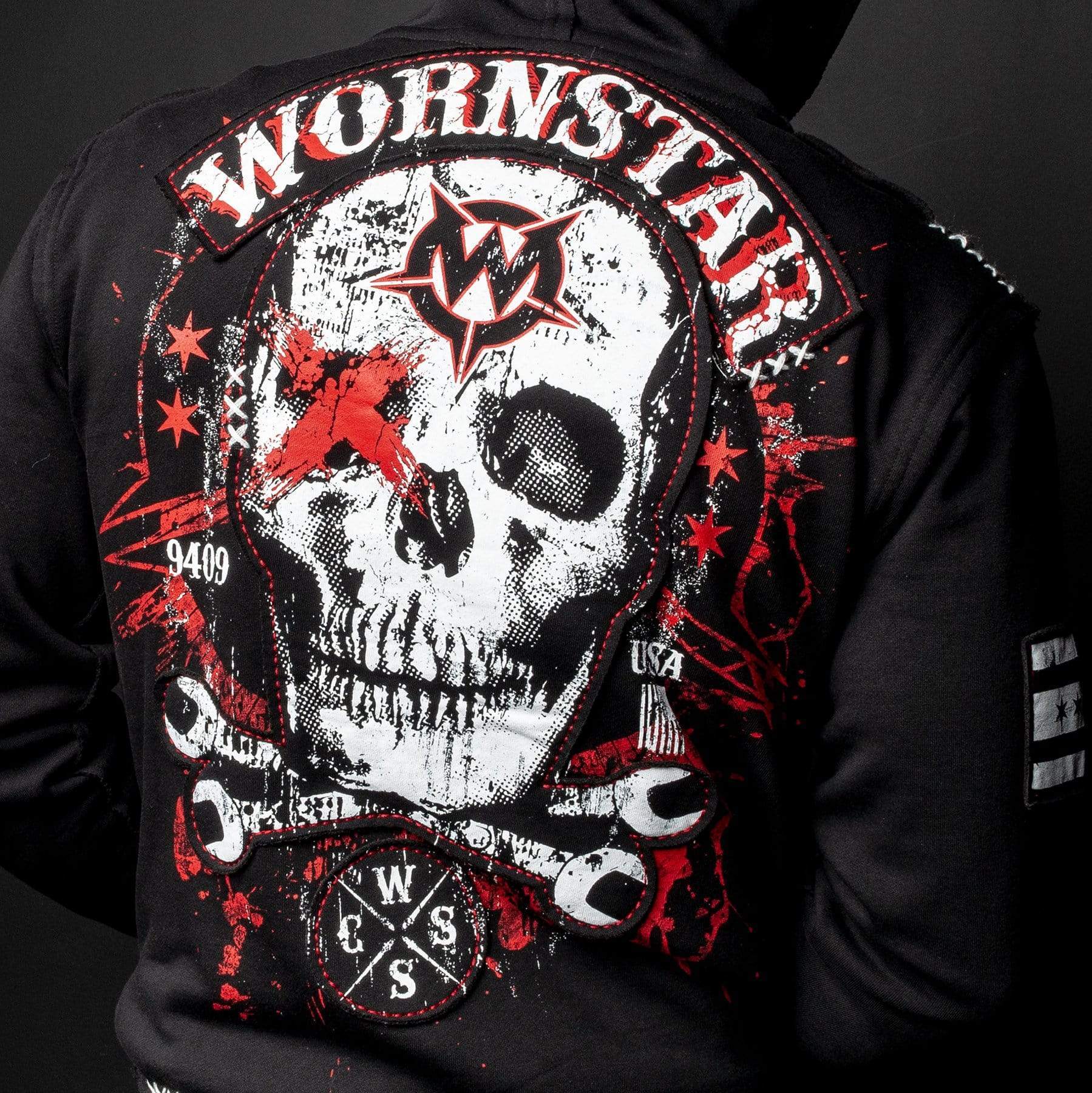 Artist Asylum Collection Hoodie Death Mechanic Zip Hoodie