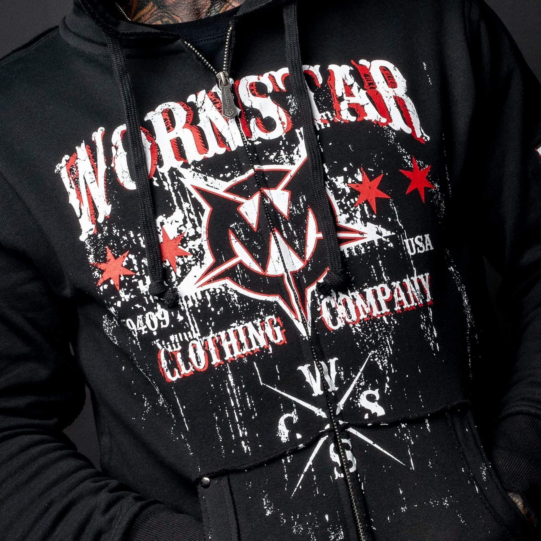 Artist Asylum Collection Hoodie Death Mechanic Zip Hoodie