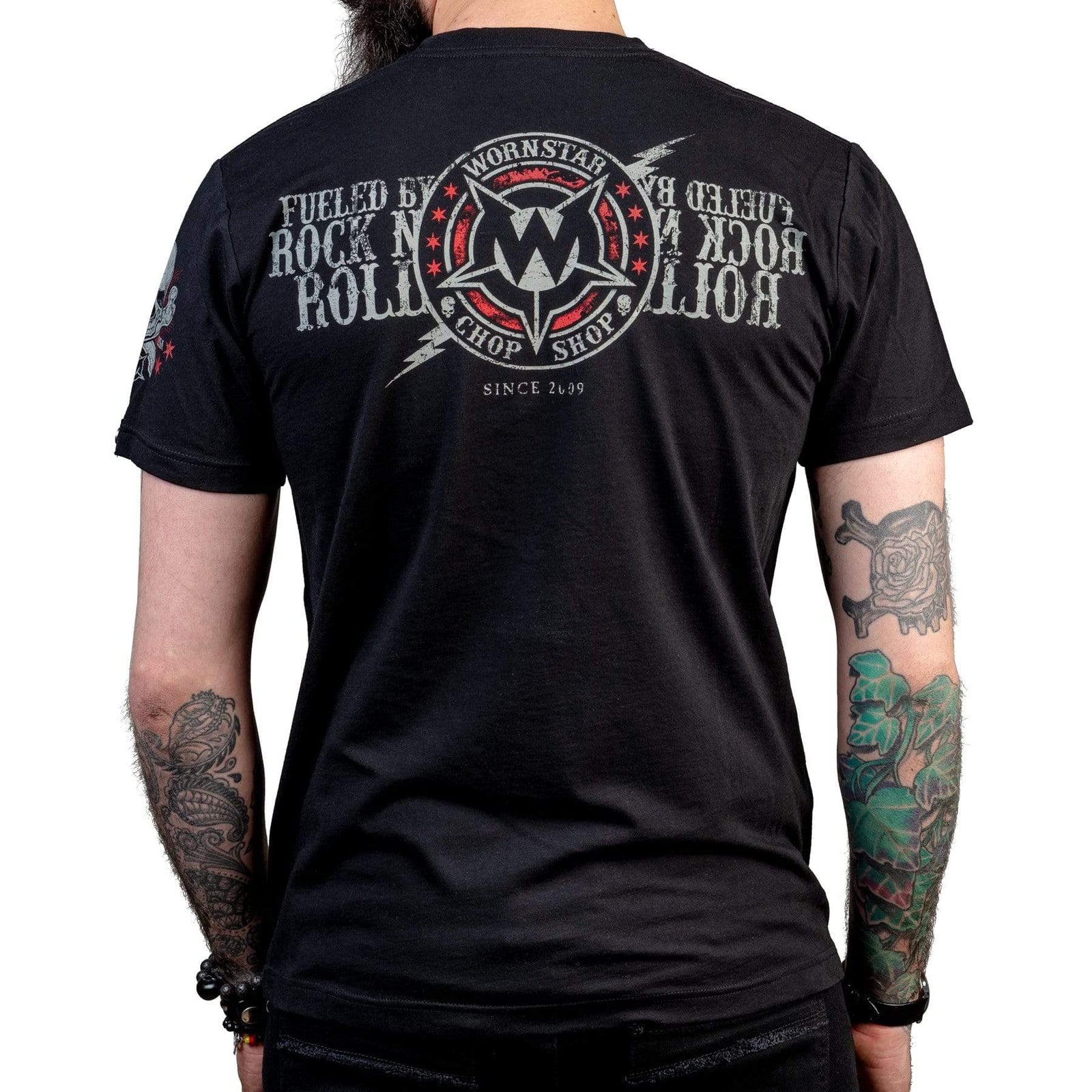 Wornstar Clothing Essentials Mens Tee - Black Mineral Wash