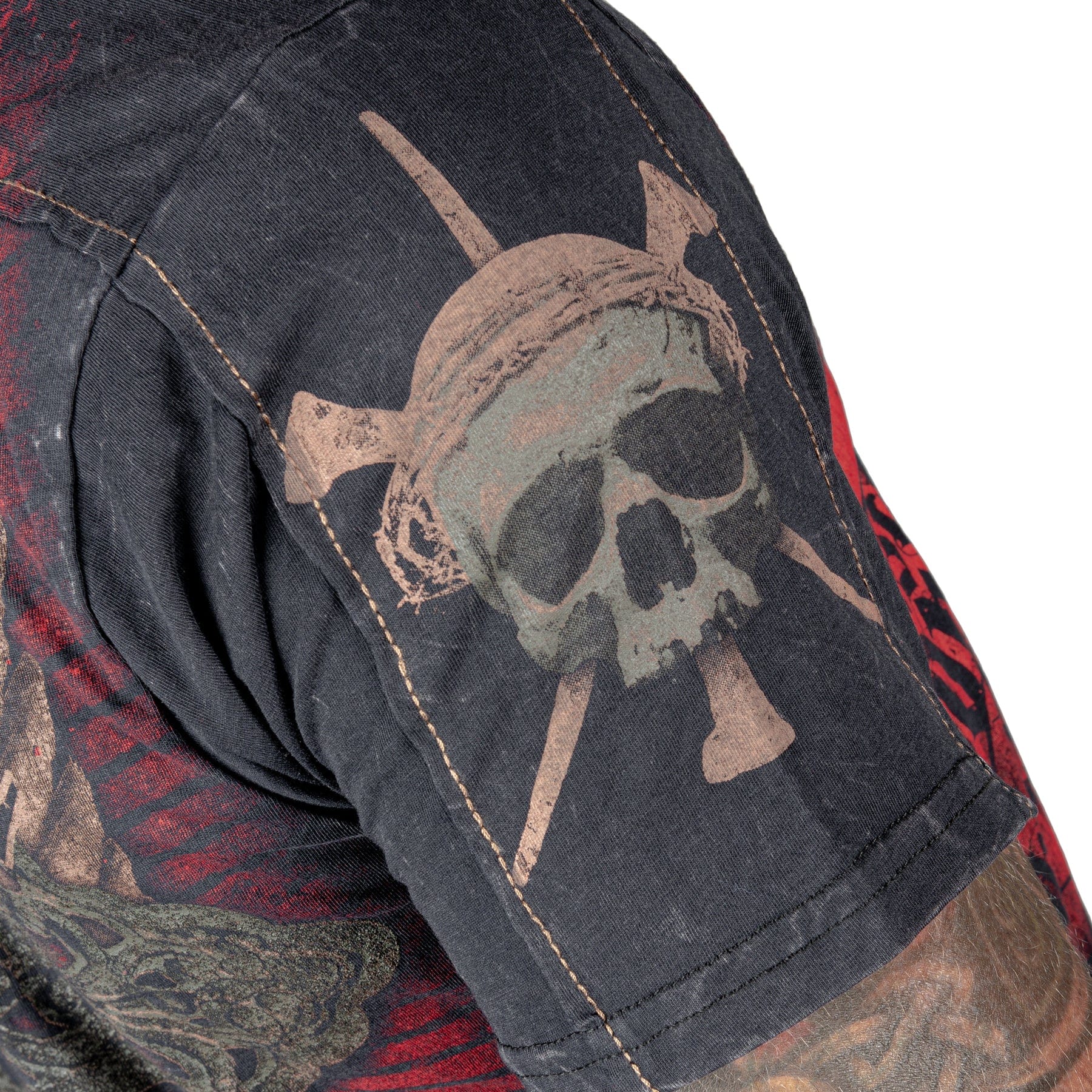 Wornstar Clothing Mens Tee Resurrection Skull T-shirt