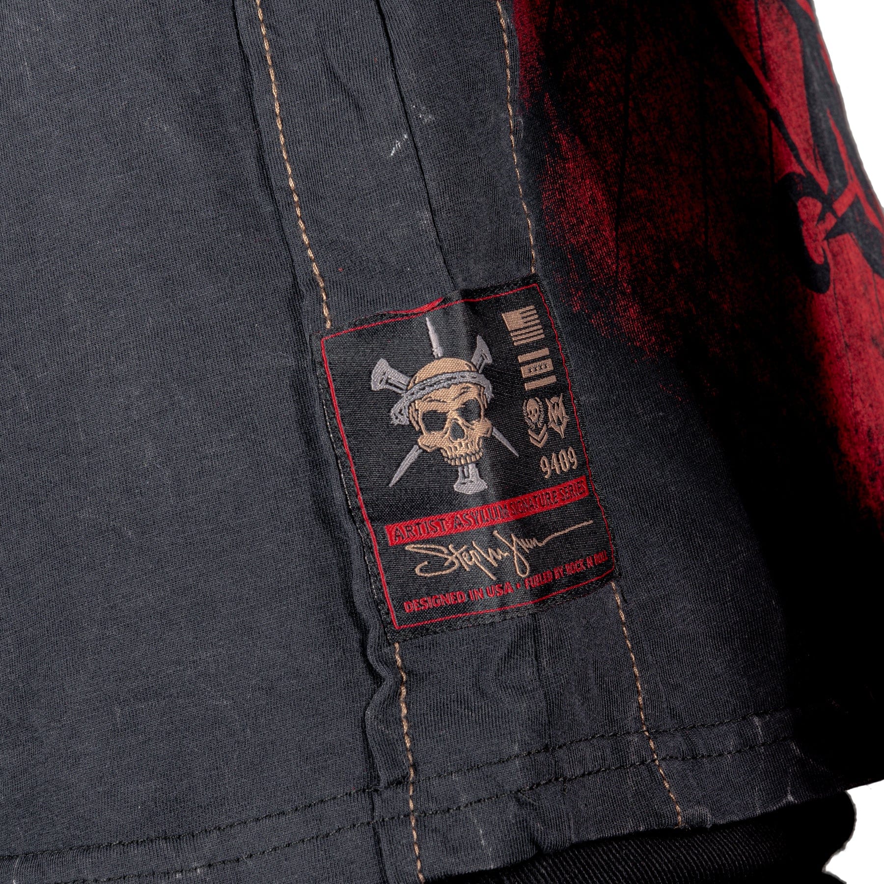 Wornstar Clothing Mens Tee Resurrection Skull T-shirt