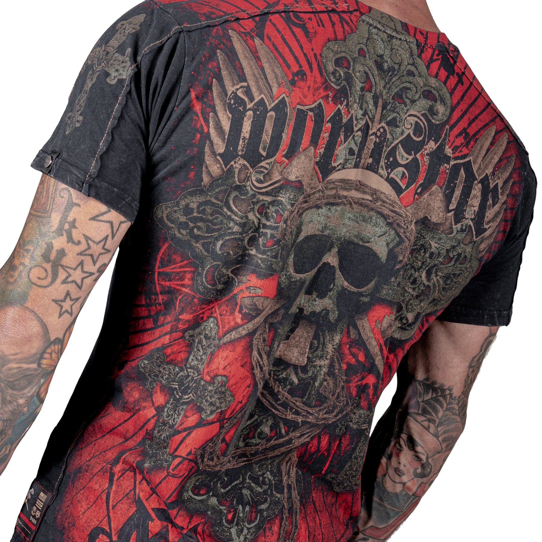 Wornstar Clothing Mens Tee Resurrection Skull T-shirt