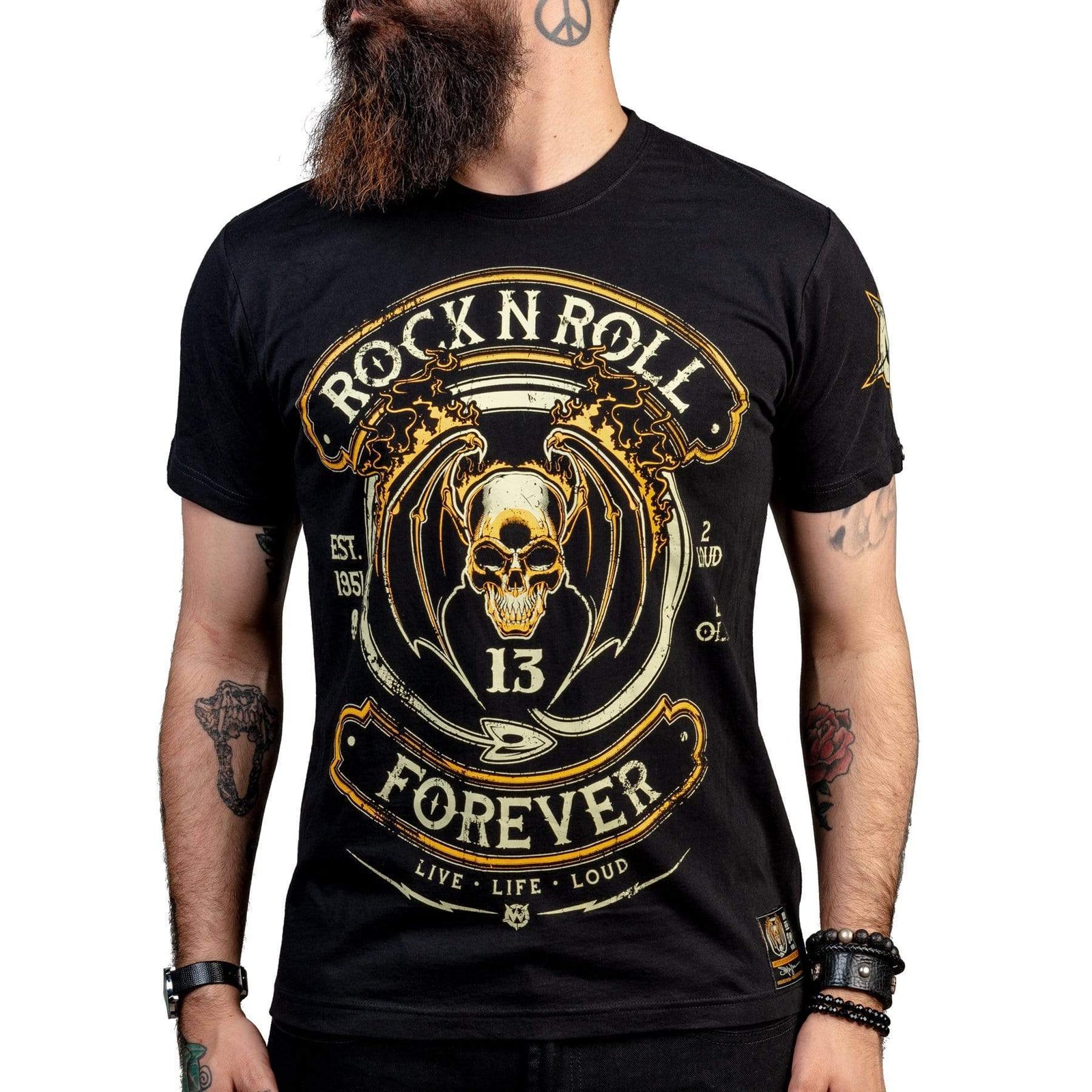 Artist Asylum Collection T-Shirt Rock N Roll Forever Tee