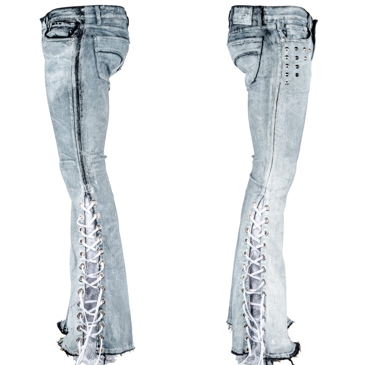 Wornstar Custom Pants - White Frost