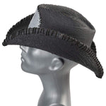 Custom Chop Shop Accessory Wornstar Custom Rocker Hat - Black Stitched Skull