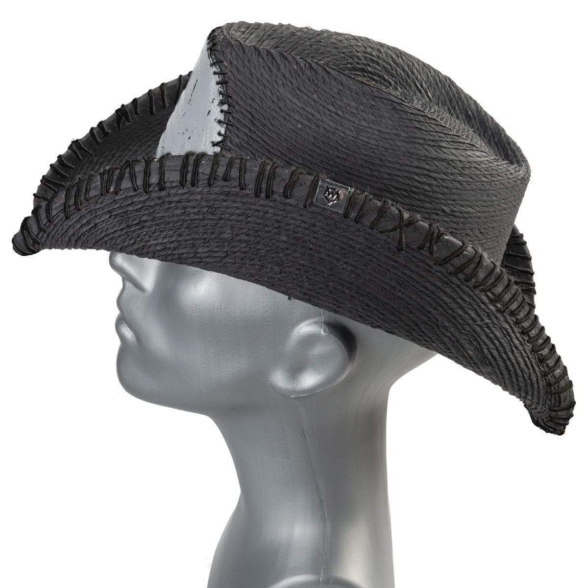Wornstar Custom Rocker Cowboy Hat - Phantom Black Stitched