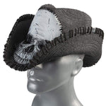 Custom Chop Shop Accessory Wornstar Custom Rocker Hat - Black Stitched Skull