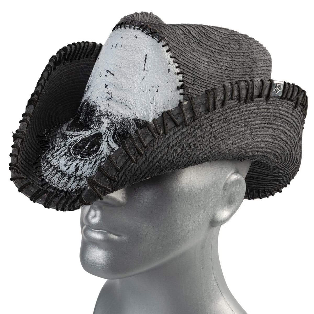 Wornstar Custom Rocker Cowboy Hat - Phantom Black Stitched