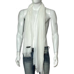 Custom Chop Shop Accessory Wornstar Custom Scarf - White