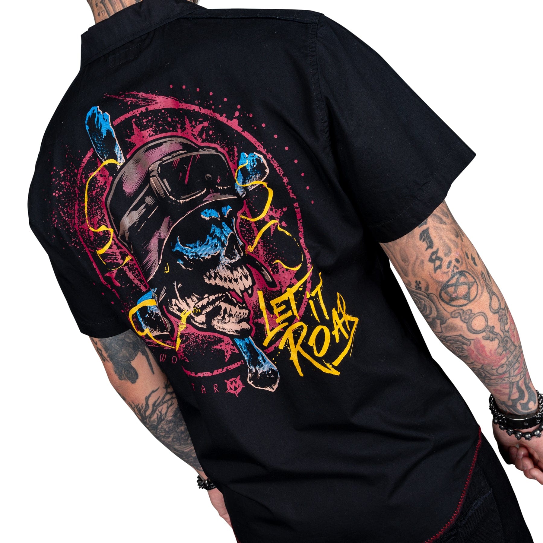 Drifter Collection Button Down Let It Roar Work Shirt