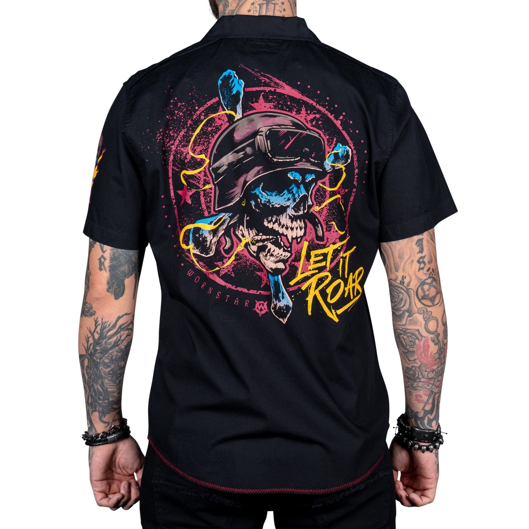 Drifter Collection Button Down Let It Roar Work Shirt