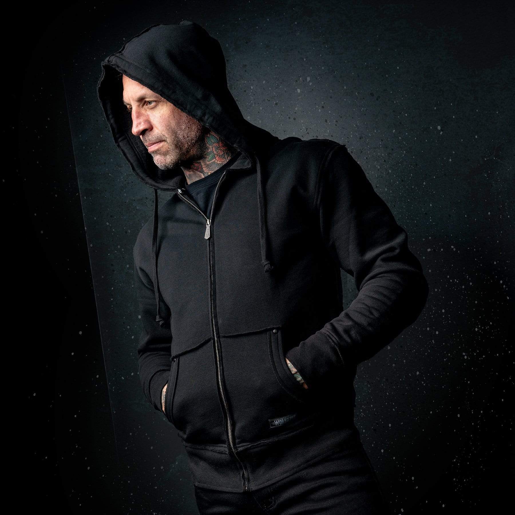 Essentials Collection Hoodie Essentials Zip Hoodie - Black