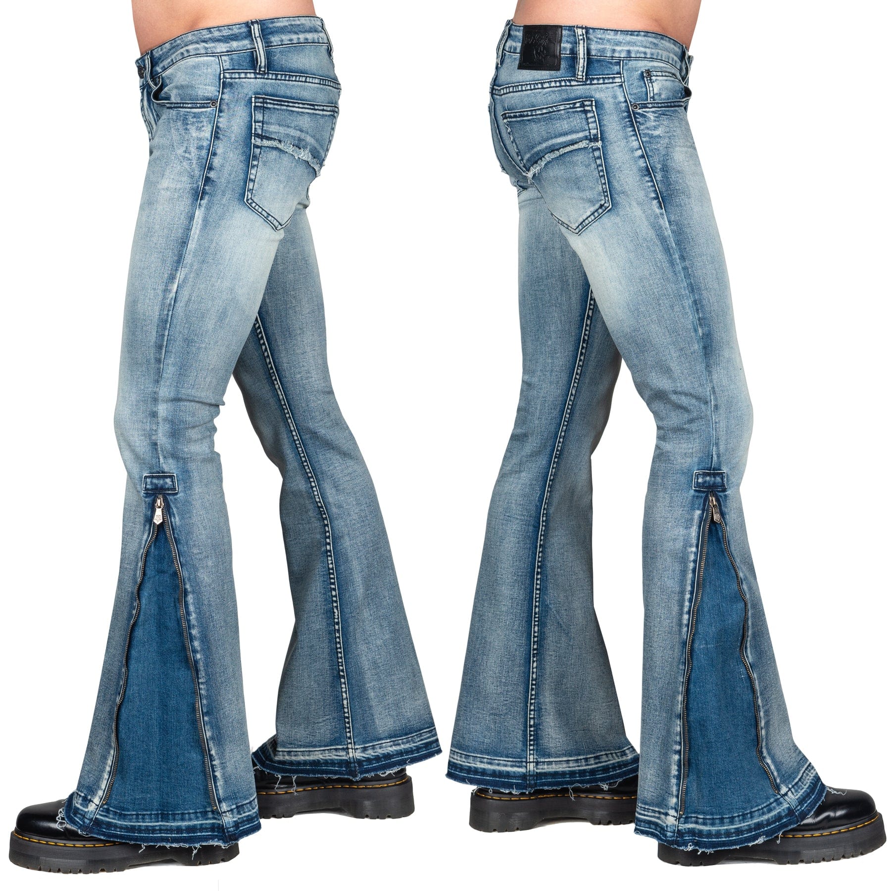 Gail Curvy High Waisted Zip Detail Pants Size Chart – Anatomie