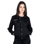 Wornstar Clothing Unisex Jacket. Idolmaker Unisex Denim Jacket - Black
