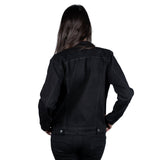 Wornstar Clothing Unisex Jacket. Idolmaker Unisex Denim Jacket - Black