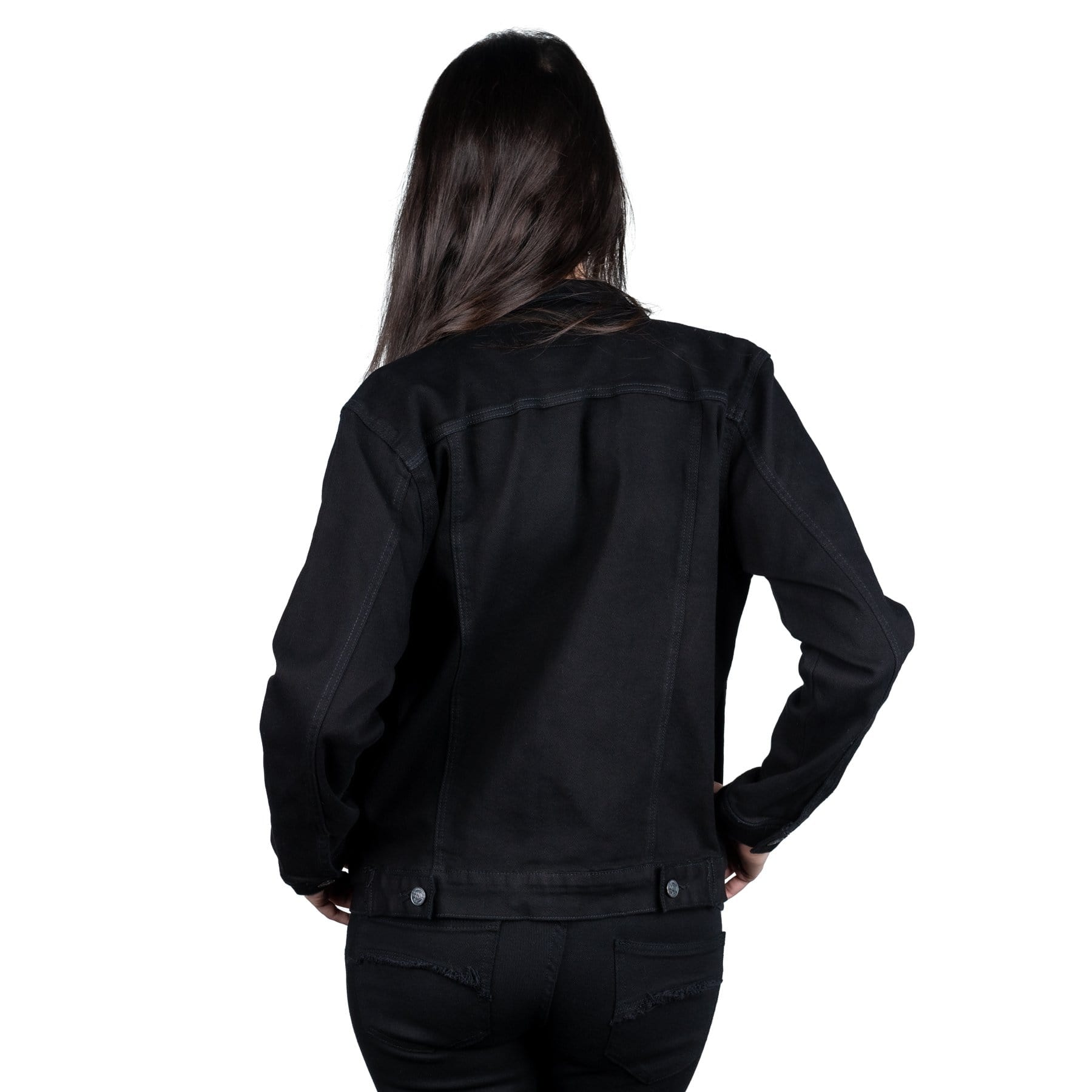 Wornstar Clothing Unisex Jacket. Idolmaker Unisex Denim Jacket - Black