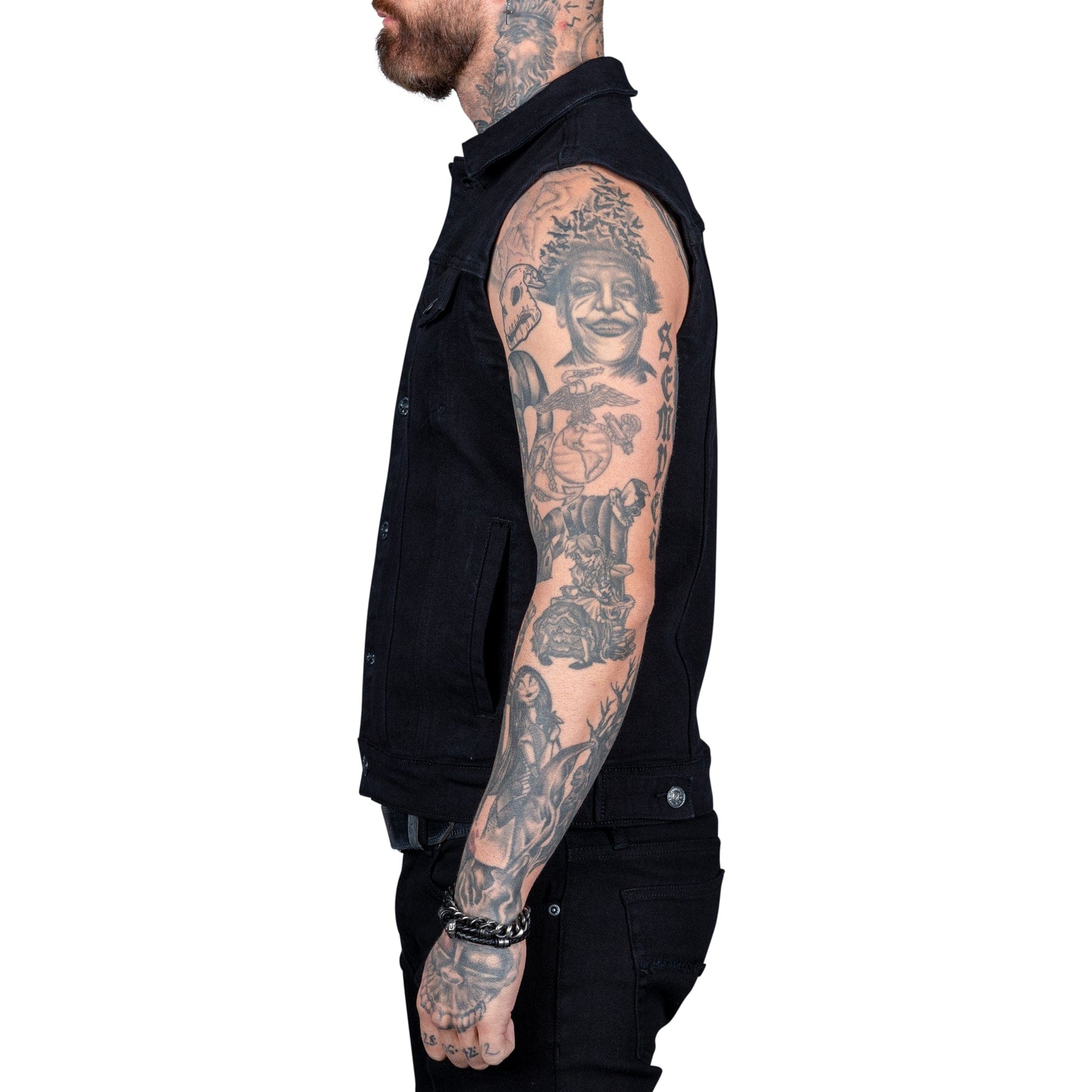 Essentials Collection Jacket Idolmaker Vest - Black