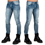 Wornstar Clothing Mens Jeans. Rampager Denim Jeans - Classic Blue