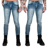 Wornstar Clothing Mens Jeans. Rampager Denim Jeans - Classic Blue
