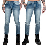 Wornstar Clothing Mens Jeans. Rampager Denim Jeans - Classic Blue