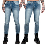 Wornstar Clothing Mens Jeans. Rampager Denim Jeans - Classic Blue